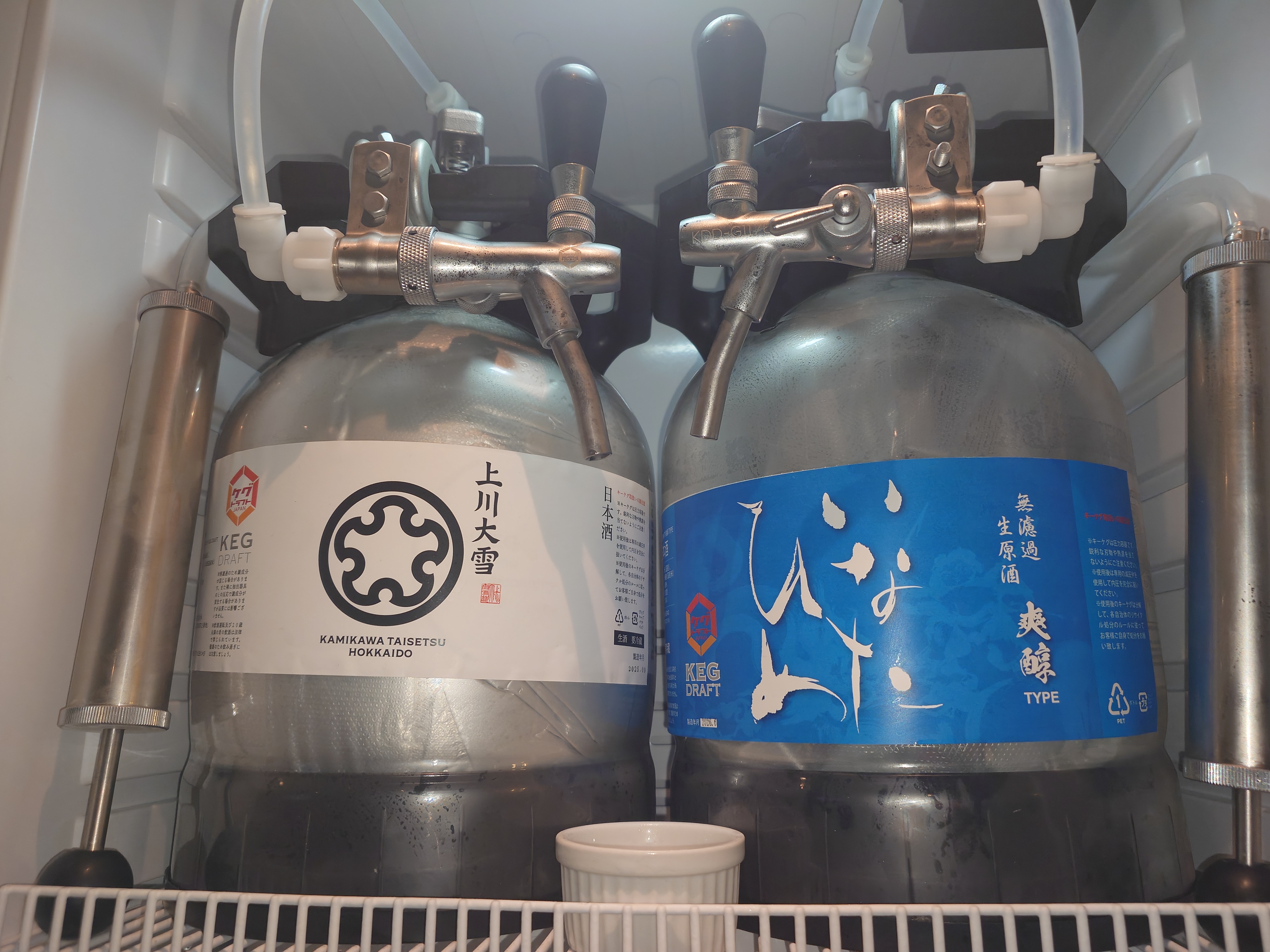 しぼりたての味わいを楽しめるKEG DRAFT